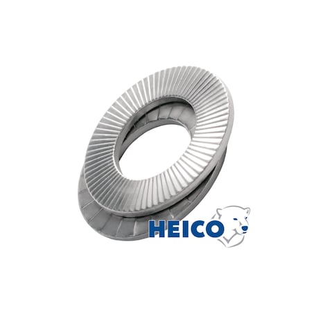 Heico-Lock 5/8"/M16 Large O.D., 316 Stainless Steel Bolt Securing Washer/Pair PK HLB-16SS